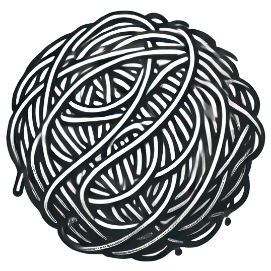 Pasgeti logo featuring a minimalist design of a plate of spaghetti